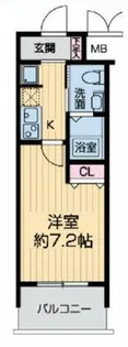 エス・キュート城東中央【11階】の間取り