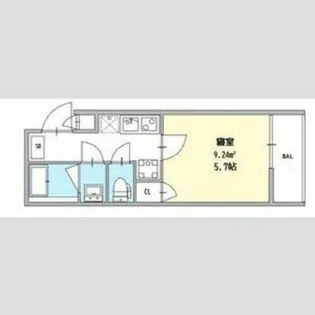 La Fite kyoto OIKEWEST【1階】の間取り