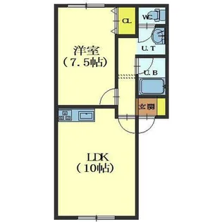 レジェーロ藤【2階】の間取り