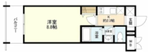 エル海老江【8階】の間取り