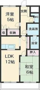 グレイスヴィラK【402号室】の間取り