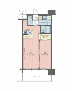 大阪府大阪市淀川区新高5丁目【マンション】の間取り