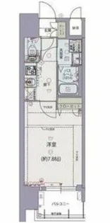 レジデンス大阪レトログラード【7階】の間取り