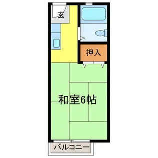 伸和ハイツ【203号室】の間取り