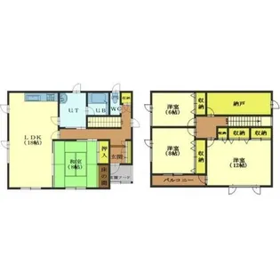 北海道亀田郡七飯町字上藤城【一戸建】の間取り