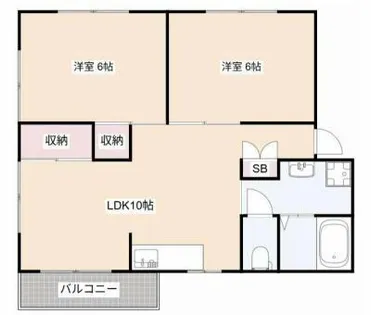セントラーザ【2階】の間取り