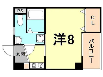 レザムルーズ西宮【7階】の間取り