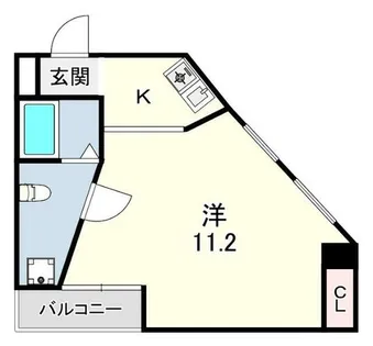 レザムルーズ西宮【3階】の間取り