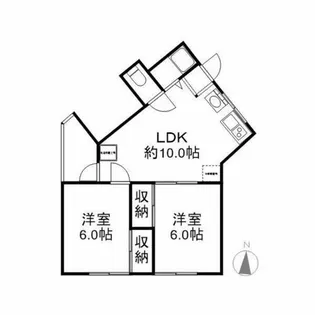 ガーデン千種【2階】の間取り