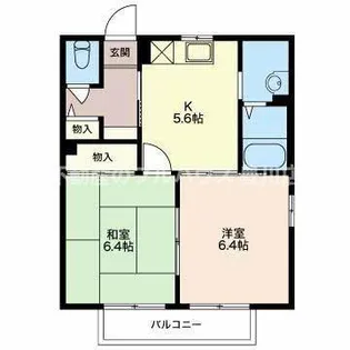 プランドール西口 C【1階】の間取り