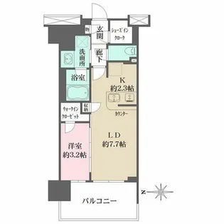 リニアゲートタワー名古屋【6階】の間取り