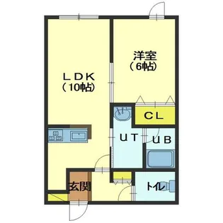 KMハウス【201号室】の間取り
