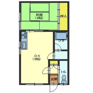 レジデンス高木【201号室】の間取り