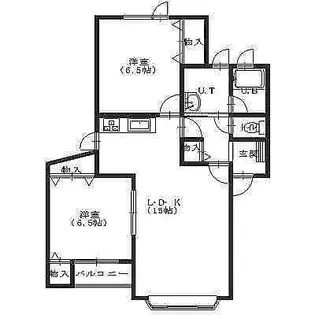 ノースライトⅢ【101号室】の間取り