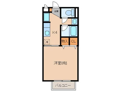 SurplusⅠ宮前 A・B棟【2階】の間取り