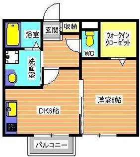 ユマリアコート【2階】の間取り