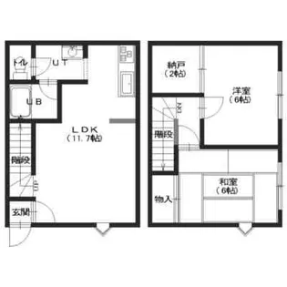 第7タジマハイツ【102号室】の間取り