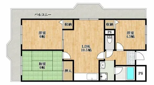 エントピア中本【2階】の間取り