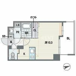 ルミナス桜坂【7階】の間取り