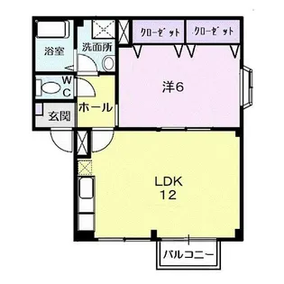 メゾンフローラ【1階】の間取り
