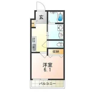 大阪府大阪市東淀川区下新庄5丁目【マンション】の間取り