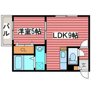ル・ファール福住【2階】の間取り