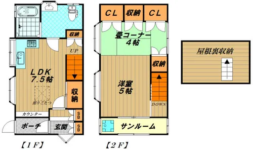 兵庫県神戸市長田区真野町【一戸建】の間取り