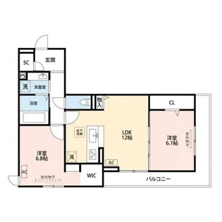 プラム86【2階】の間取り