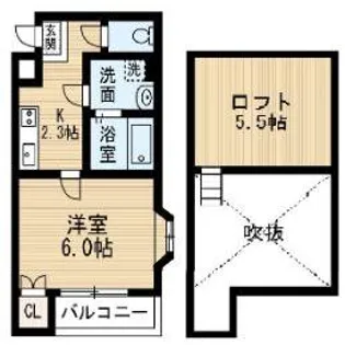 エヌズコートⅡ【304号室】の間取り