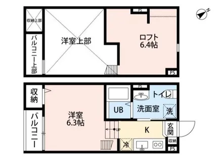 castello anello【1階】の間取り