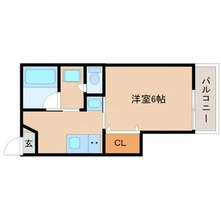 メゾン東桜木【1階】の間取り