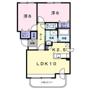 アビタシオン【2階】の間取り