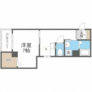 クィーンライフ東今里【9階】の間取り