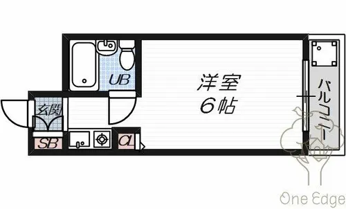ラ・メール香里【2階】の間取り