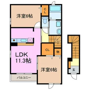セレノ カーサ【2階】の間取り