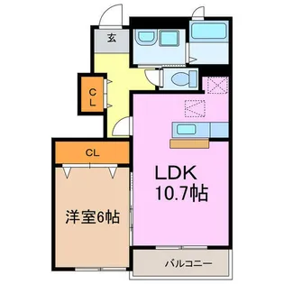 サンビタリア【1階】の間取り