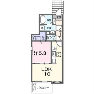 プレリュード KFB【1階】の間取り