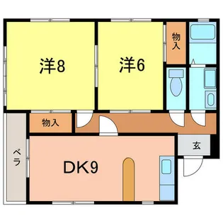 ピアレスK【201号室】の間取り