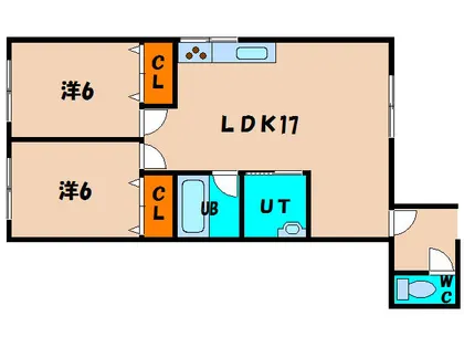 YELL【201号室】の間取り