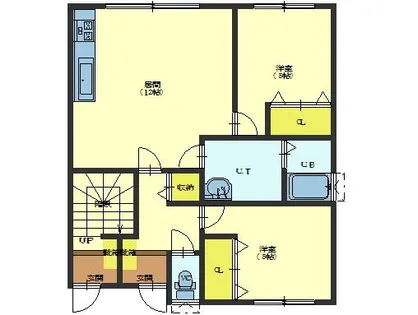 レ・セーナ【101号室】の間取り