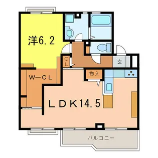 エル ブルック【3階】の間取り