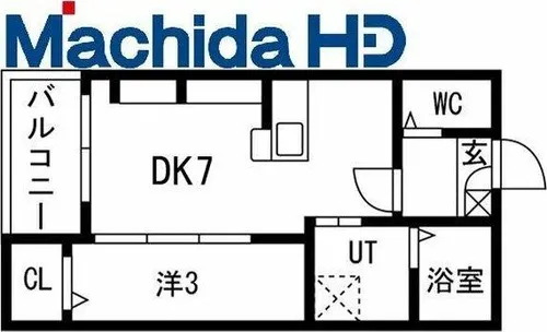 九間町シーエム・サンク【3階】の間取り