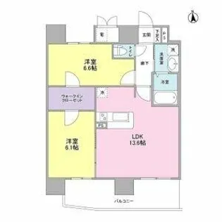 KMレジデンス堺東駅前【1102号室】の間取り