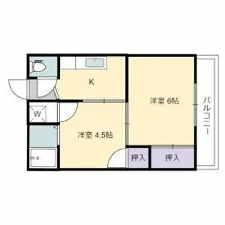 バローレ堺【302号室】の間取り