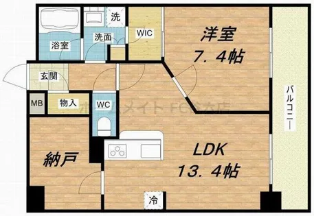 KDX堺筋本町レジデンス【11階】の間取り
