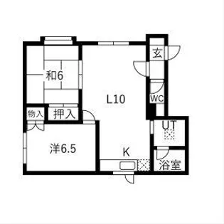 ボヌール35【1階】の間取り