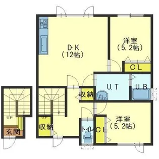レ セーナ【101号室】の間取り