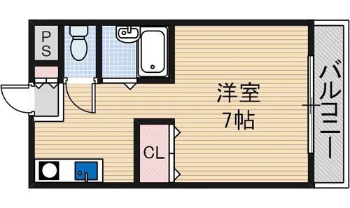 第35マンション【3階】の間取り