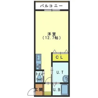 エポック美原【205号室】の間取り