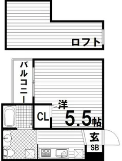 CUBE【2階】の間取り